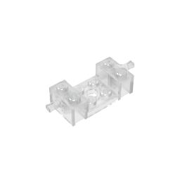 GDS-1081 - Brick Special 2 x 4 with Wheels Holder, Single Slit with 2 x 2 Cutout