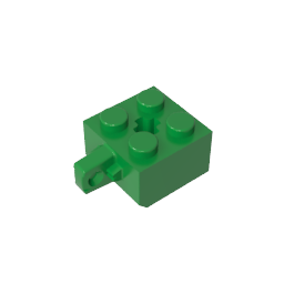 GDS-1082 - Hinge Brick 2 x 2 Locking with 1 Finger Vertical [No Axle Hole]
