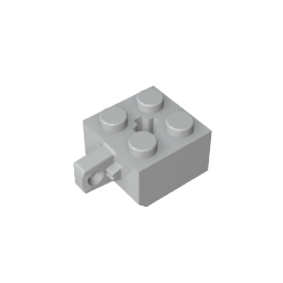 GDS-1082 - Hinge Brick 2 x 2 Locking with 1 Finger Vertical [No Axle Hole]