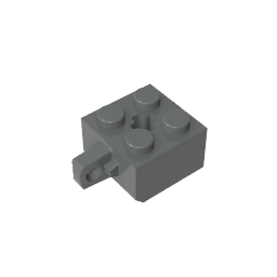 GDS-1082 - Hinge Brick 2 x 2 Locking with 1 Finger Vertical [No Axle Hole]