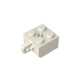 GDS-1082 - Hinge Brick 2 x 2 Locking with 1 Finger Vertical [No Axle Hole]