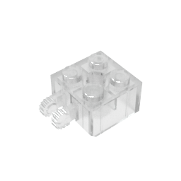 GDS-1085 - Hinge Brick 2 x 2 Locking with 2 Fingers Vertical and Axle Hole