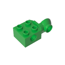 GDS-1088 - Technic Brick Special 2 x 2 with Pin Hole, Rotation Joint Ball Half [Vertical Side]