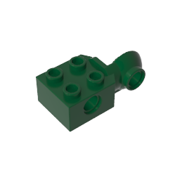 GDS-1088 - Technic Brick Special 2 x 2 with Pin Hole, Rotation Joint Ball Half [Vertical Side]