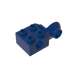 GDS-1088 - Technic Brick Special 2 x 2 with Pin Hole, Rotation Joint Ball Half [Vertical Side]