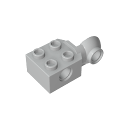 GDS-1088 - Technic Brick Special 2 x 2 with Pin Hole, Rotation Joint Ball Half [Vertical Side]