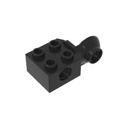 GDS-1088 - Technic Brick Special 2 x 2 with Pin Hole, Rotation Joint Ball Half [Vertical Side]