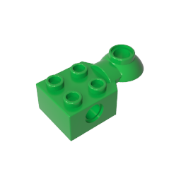 GDS-1089 - Technic Brick Special 2 x 2 with Pin Hole, Rotation Joint Ball Half [Horizontal Top]