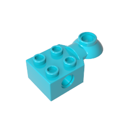 GDS-1089 - Technic Brick Special 2 x 2 with Pin Hole, Rotation Joint Ball Half [Horizontal Top]