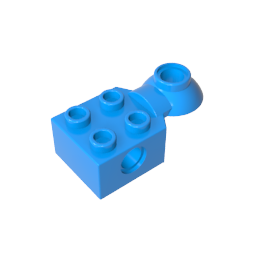 GDS-1089 - Technic Brick Special 2 x 2 with Pin Hole, Rotation Joint Ball Half [Horizontal Top]