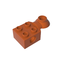 GDS-1089 - Technic Brick Special 2 x 2 with Pin Hole, Rotation Joint Ball Half [Horizontal Top]