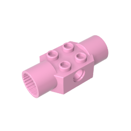 GDS-1090 - Technic Brick Special 2 x 2 with Pin Hole, with 2 Rotation Joint Sockets