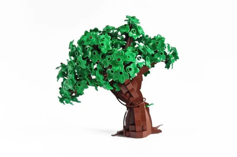 MOC-109516 The Small Leafy Tree– MOC Brick Store
