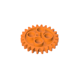 GDS-1098 - Technic Gear 24 Tooth [Old Style - Three axle holes]