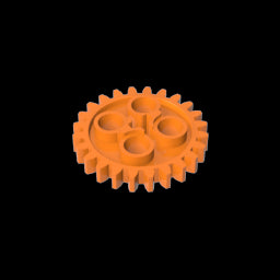 GDS-1098 - Technic Gear 24 Tooth [Old Style - Three axle holes]