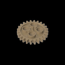 GDS-1098 - Technic Gear 24 Tooth [Old Style - Three axle holes]