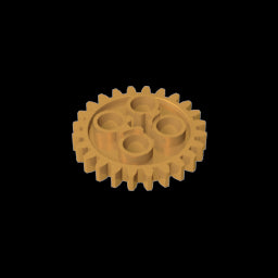 GDS-1098 - Technic Gear 24 Tooth [Old Style - Three axle holes]