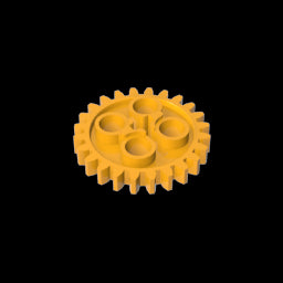 GDS-1098 - Technic Gear 24 Tooth [Old Style - Three axle holes]
