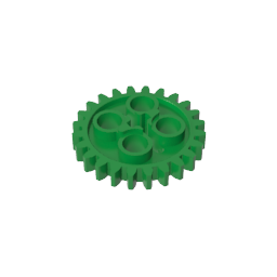 GDS-1098 - Technic Gear 24 Tooth [Old Style - Three axle holes]