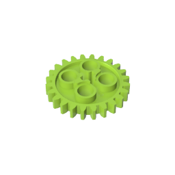 GDS-1098 - Technic Gear 24 Tooth [Old Style - Three axle holes]