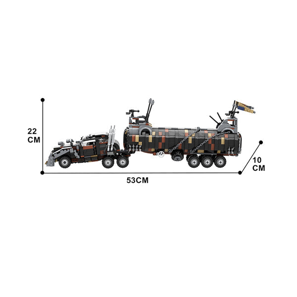 MOC-119415 MAD MAX Fury Road Tatra T815 'The War Rig' (1220 bricks) apocalyptic truck