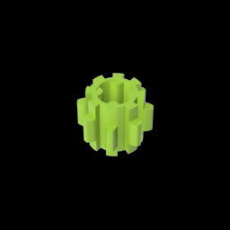GDS-1100 - Technic Gear 8 Tooth [Reinforced]