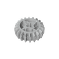 GDS-1103 - Technic Gear 20 Tooth Double Bevel with Axle Hole Type 1 [+ Opening]