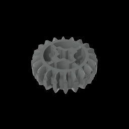 GDS-1103 - Technic Gear 20 Tooth Double Bevel with Axle Hole Type 1 [+ Opening]