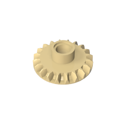 GDS-1105 - Technic Gear 20 Tooth Bevel with Pin Hole
