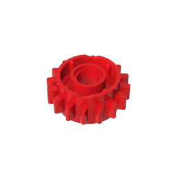 GDS-1106 - Technic Gear 16 Tooth with Clutch on Both Sides