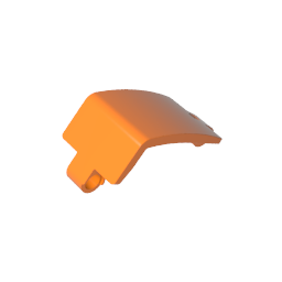GDS-1111 - Technic Panel Curved and Bent 6 x 3