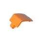 GDS-1111 - Technic Panel Curved and Bent 6 x 3