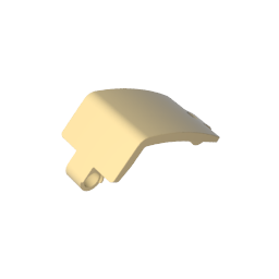 GDS-1111 - Technic Panel Curved and Bent 6 x 3
