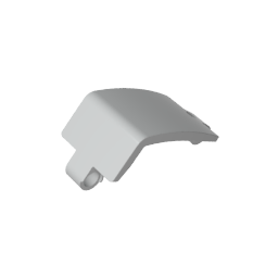 GDS-1111 - Technic Panel Curved and Bent 6 x 3