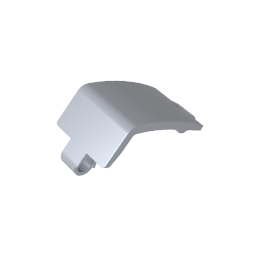 GDS-1111 - Technic Panel Curved and Bent 6 x 3