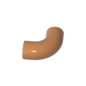 GDS-1114 - Brick Round 1 x 1 diameter Tube with 90 Degree Elbow (2 x 2 x 1) and Axle Holes (Crossholes) at each end