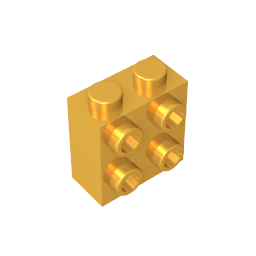 GDS-1117 - Brick Special 1 x 2 x 1 2/3 with Four Studs on One Side