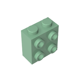 GDS-1117 - Brick Special 1 x 2 x 1 2/3 with Four Studs on One Side