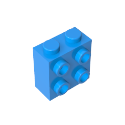 GDS-1117 - Brick Special 1 x 2 x 1 2/3 with Four Studs on One Side