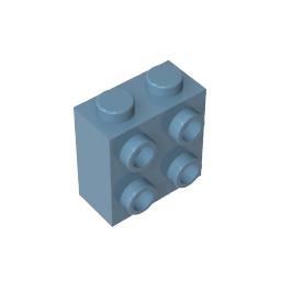 GDS-1117 - Brick Special 1 x 2 x 1 2/3 with Four Studs on One Side