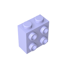 GDS-1117 - Brick Special 1 x 2 x 1 2/3 with Four Studs on One Side