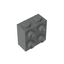 GDS-1117 - Brick Special 1 x 2 x 1 2/3 with Four Studs on One Side