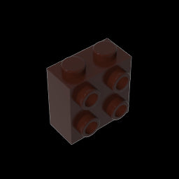 GDS-1117 - Brick Special 1 x 2 x 1 2/3 with Four Studs on One Side