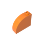 GDS-1118 - Brick Curved 1 x 3 x 2