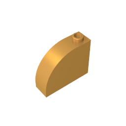 GDS-1118 - Brick Curved 1 x 3 x 2