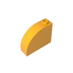 GDS-1118 - Brick Curved 1 x 3 x 2