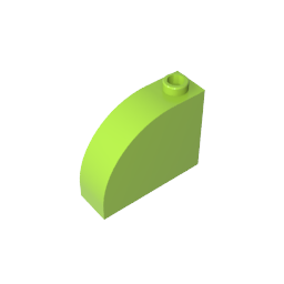 GDS-1118 - Brick Curved 1 x 3 x 2
