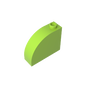 GDS-1118 - Brick Curved 1 x 3 x 2