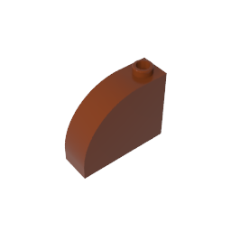 GDS-1118 - Brick Curved 1 x 3 x 2