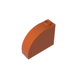 GDS-1118 - Brick Curved 1 x 3 x 2
